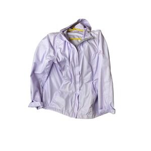 ZeroXposur Coat Womens Large Lavender Lightweight Hooded Windbreaker Jacket